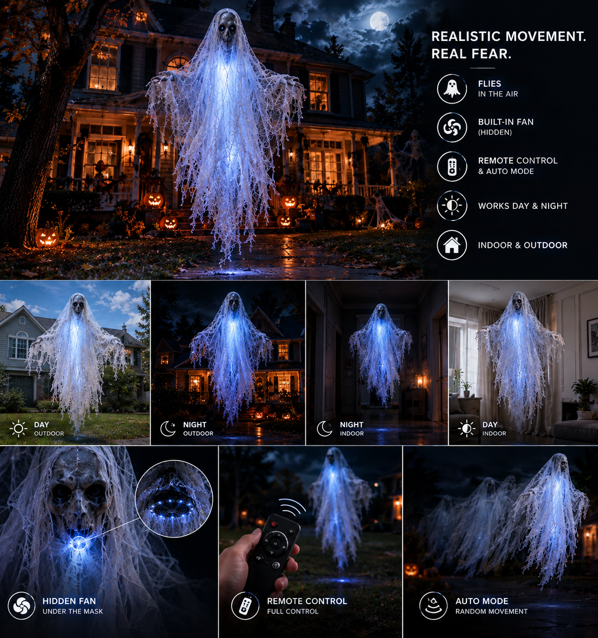 Haunted Flying Ghost